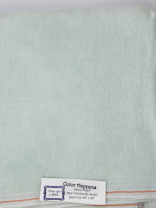 36 Count Unnamed Green Linen