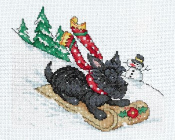 Sledding Scottie